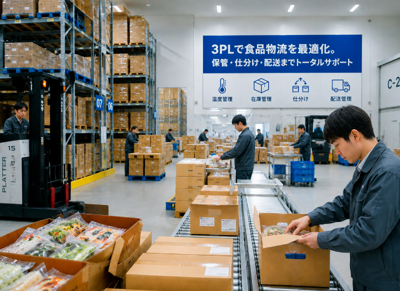 食品関連 3PL 事業